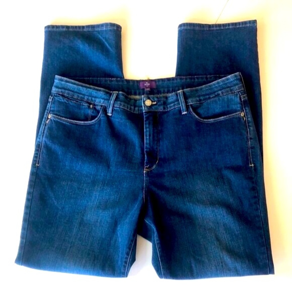 Not Your Daughter's Jeans NYDJ Dark Wash Straight Leg Size 16